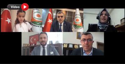 Küçük Başkan Sümeyra Telekonferans İle Talimatlar Verdi