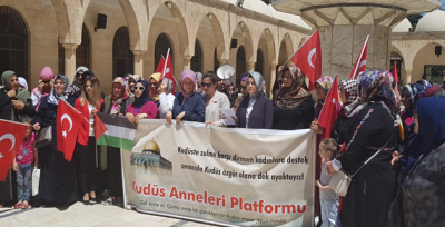Kudüs Anneleri Urfa'da Mescidi Aksa ve Kudüs İçin Toplandı