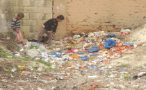 Mahalle içinde çöplük