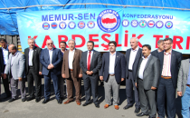 Memur-sen'in kardeş tırları yola çıktı