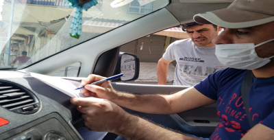 Mevsimlik tarım işçilerin, seyahat izin belgesi teslim edildi