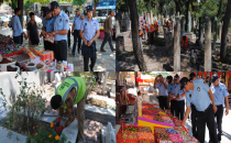 Mezarlıklar temizlendi