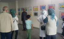 Miniklerin Sergisi Yoğun İlgi Gördü