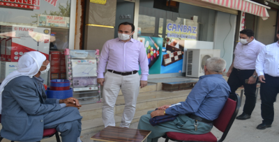 Müdür Erkuş, karantina altındaki bölgeleri inceledi!