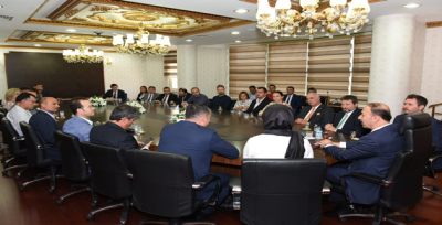 Mülteci Olimpiyatları Proje Heyeti Şanlıurfa Valiliği'ni Ziyaret Etti