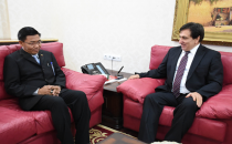 Myanmar heyeti Vali Küçük'ü ziyaret etti