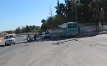 Nihayet refüj yapıldı