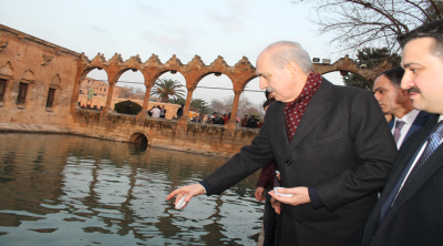 Numan Kurtulmuş Balıklıgöl'de