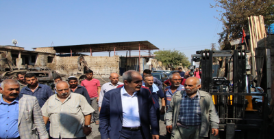 Oduncu Esnafının Yanında Olan Başkan Demirkol: Yanan İşyerlerinin İnşaatını Biz Yapacağız