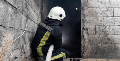 Odunlukta Yangın Paniğe Neden Oldu