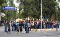 Öğrencilerden kontenjan eylemi