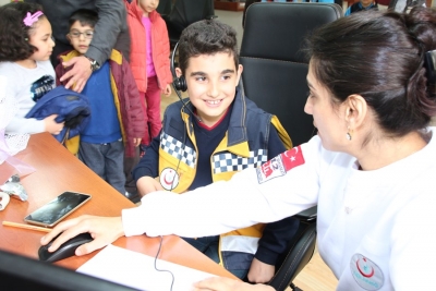 Öğrencilerden112 komuta merkezine ziyaret