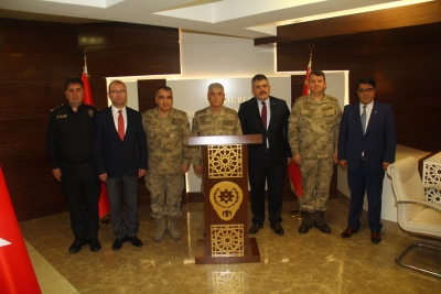 Orgeneral Çetin Şanlıurfa Emniyet Müdürü Tipioğlu'nu Ziyaret Etti