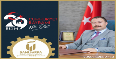 OSB Müdürü Aksu'dan 29 Ekim mesajı...