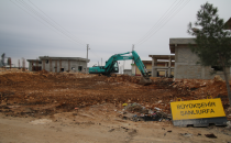 Oto Galericiler Ve Mermerciler Sitesinde Yol Yapılıyor