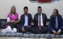 Özyavuz, Muhtarlar dernek başkanını ziyaret etti