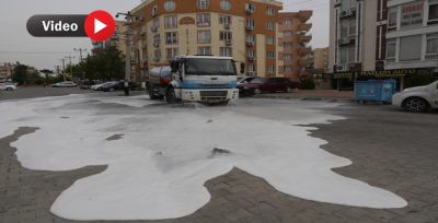 Paşabağı Sokak Sokak Yıkanarak Dezenfekte Edildi