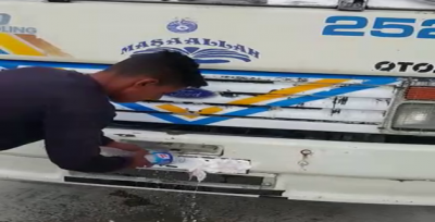 Plakayı Tıraş Köpüğüyle Kapatan Sürücü Yakalandı