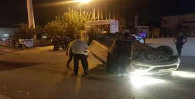 Polisten Kaçıp Takla Atan Otomobilden Uyuşturucu Yakalandı