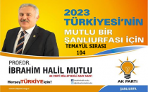 Prof. Dr. Mutlu temayül için destek istedi