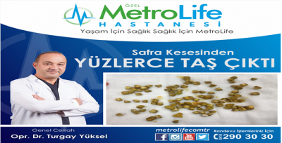 Safra kesesinden yüzlerce taş çıktı