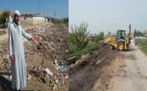 Sağlık mahallesi haberimiz üzerine çöpleri temizlendi