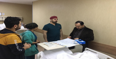 Sağlık Müdürü Erkuş'tan Hastanede İnceleme!