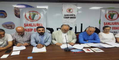 Sağlıkçılar Hekime Şiddet İçin Şanlıurfa'ya Geldiler