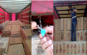 Sahte gümrük mühürü ile sigara sevkiyatı