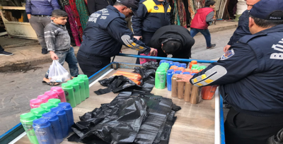 Sahte şampuanlar imha edildi