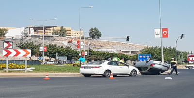 Şanlıufa'da Otomobil Devrildi, 1 Yaralı