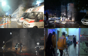 Şanlıurfa doğum hastanesinde oksijen tankı alev aldı