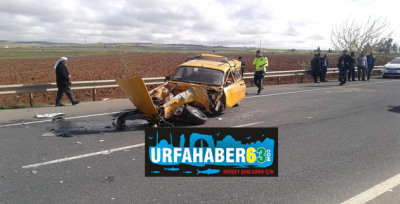 Şanlıurfa- Mardin Yolunda Trafik Kazası, 4 Yaralı