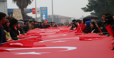 Şanlıurfa Sarıkamış Şehitleri İçin Yürüdü