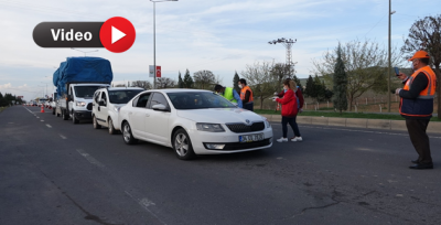 Şanlıurfa Valiliği, Şehre Giren Herkese Maske Dağıtıyor