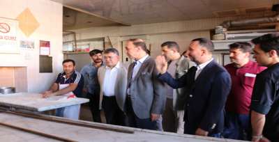 Şanlıurfa Valisi Erin Siverek'te Esnafı Ziyaret Etti.