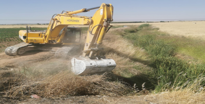 Şanlıurfa Ve Suruç Ovaları Tahliye Kanallarında Çalışmalar Hızla Devam Ediyor