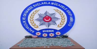 Şanlıurfa'da 4 bin 203 adet gümüş sikke ele geçirildi