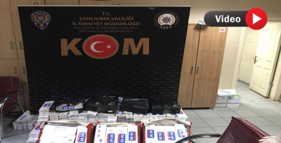 Şanlıurfa'da 5 bin 1 paket kaçak sigara ele geçirildi