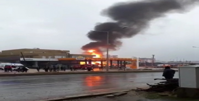 Şanlıurfa'da akaryakıt istasyonunda yangın!