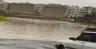 Şanlıurfa'da Araç Sular Altında Kaldı