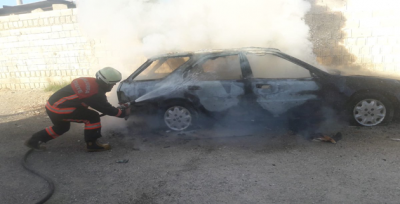 Şanlıurfa'da Araç Yangını