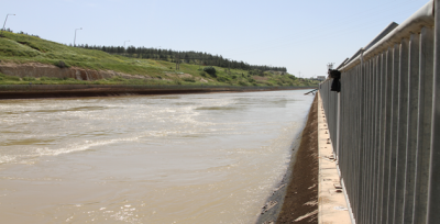 Şanlıurfa'da Atatürk Barajı'ndan Harran Ovası'na su verilmeye başlandı..