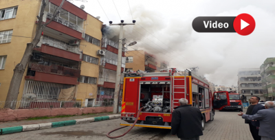 Şanlıurfa'da Bir Apartmanda Yangın Çıktı