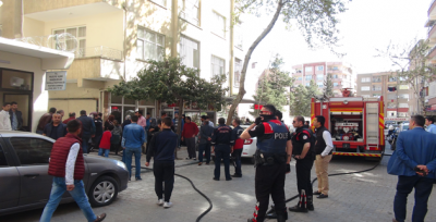 Şanlıurfa'da çıkan yangında bir kişi dumandan etkilendi