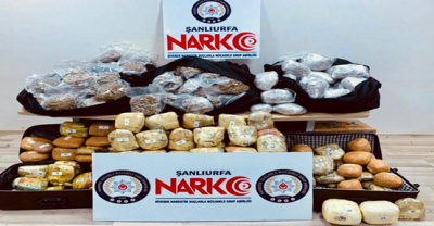 Şanlıurfa'da çok sayıda uyuşturucu ele geçirildi