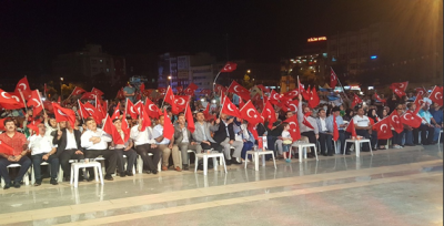 Şanlıurfa'da Demokrasi Nöbeti
