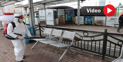 Şanlıurfa'da Dezenfekte Çalışmaları Hız Kesmeden Devam Ediyor 