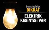 Şanlıurfa'da Elektrik Kesintisi