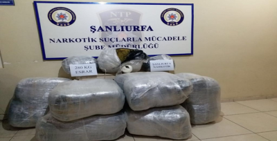 Şanlıurfa'da Esrar Operasyonu, 2 Tutuklama